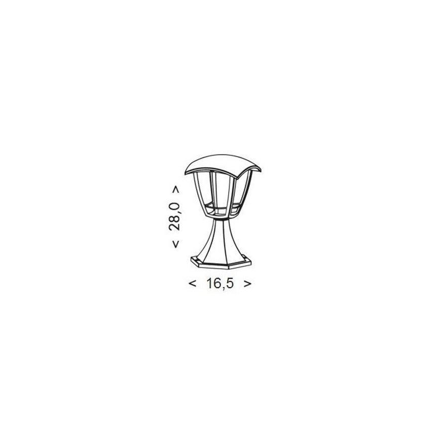 LED Vanjska lampa VERONA LED/8W/230V IP44