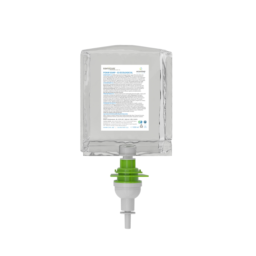 EcoStep 50052 - Bezkontaktni dozator sapuna S3 1000 ml 4xAA crni