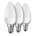 Eglo 10697 - SET 3x LED Žarulja E14/4W/230V 320lm svijeća 3000K