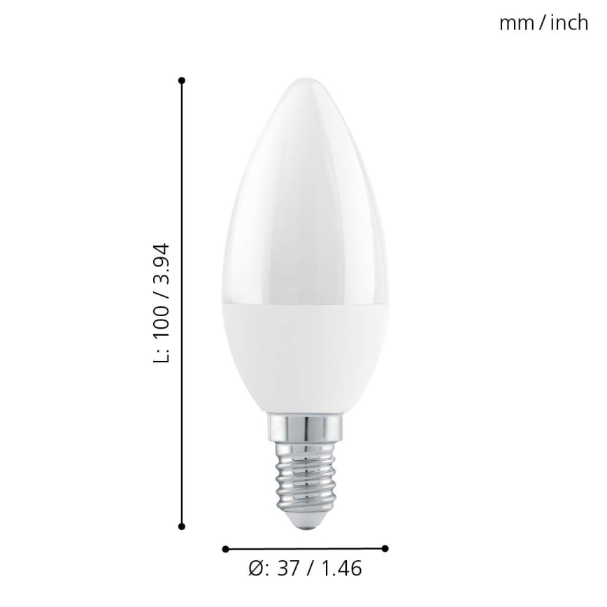 EGLO - LED Prigušiva žarulja E14/6W/230V 3000K - STEPDIMMING