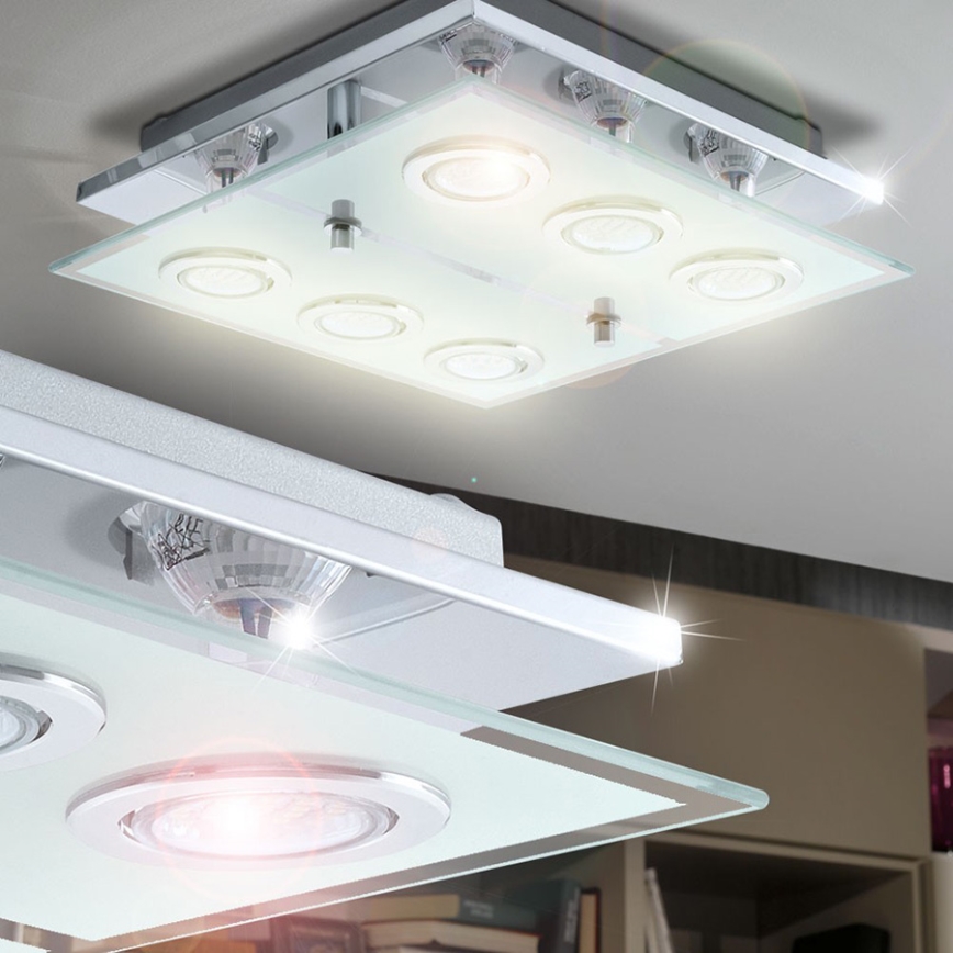 EGLO 13551 - LED stropna svjetiljka CABO 6xGU10/3W/230V