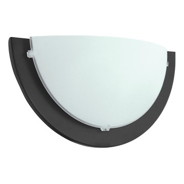 Eglo 181331 - Zidna svjetiljka ICEBERG 1xE27/60W/230V crna