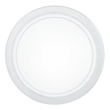 Eglo 18526 - Stropna svjetiljka HUBAA 1xE27/60W/230V promjer 29 cm bijela