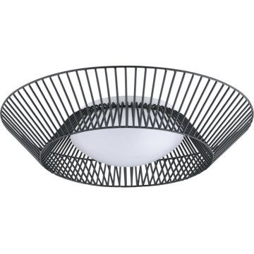 Eglo 200842 - LED stropna svjetiljka PIASTRE LED/8,2W/230V promjer 39 cm crna