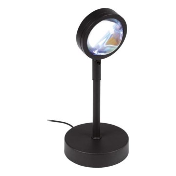 Eglo 205201 - LED stolna lampa RGBW s mogućnošću prigušivanja, LED/6W/5V 2700-6500K IP40 + daljinski upravljač