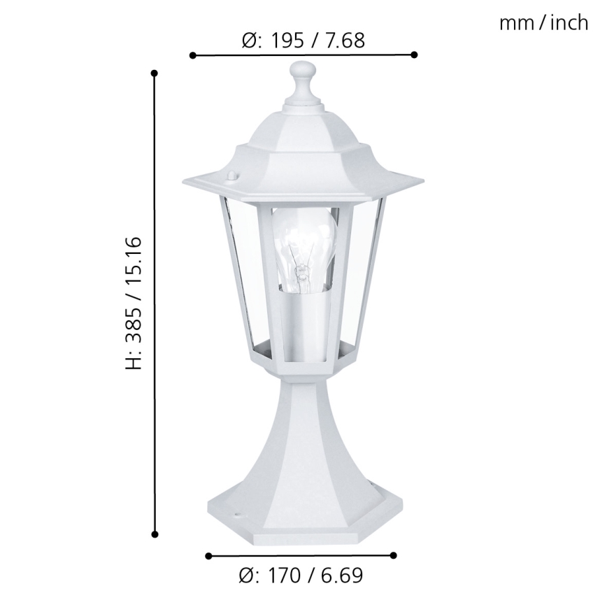 EGLO - Vanjska lampa 1xE27/60W