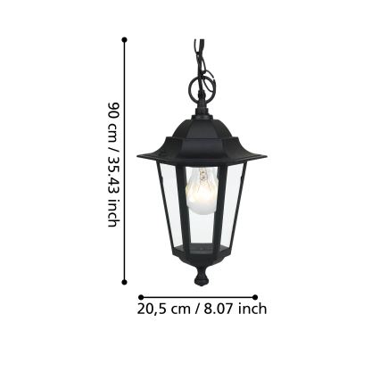EGLO - Vanjska lampa 1xE27/60W