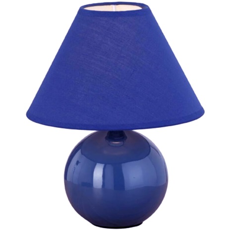 Eglo 23872 - Stolna lampa TINA 1xE14/40W/230V plava