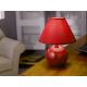 Eglo 23876 - Stolna lampa TINA 1xE14/40W/230V crvena