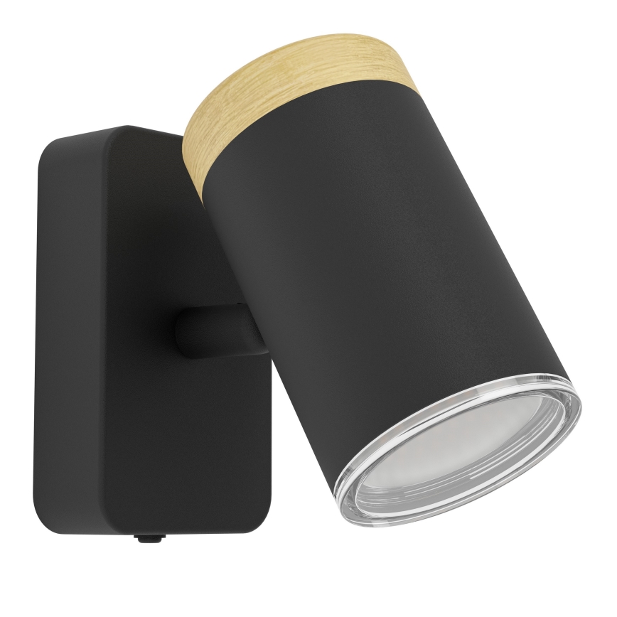 Eglo - Kupaonsko zidno spot svjetlo 1xGU10/3W/230V IP44 crno/bež