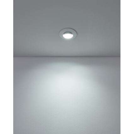 Eglo - Set od 7 LED ugradnih stropnih svjetiljki LED/4,9W/230V 2700/4000/6500K promjer 9 cm bijela