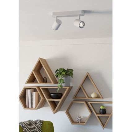 Eglo - Kupaonska spot svjetiljka 2xGU10/5W/230V IP44 bijela