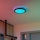 Eglo 300684 - LED RGBW prigušivo stropno svjetlo MALERAMARA-Z LED/14W/230V 2700-6500K prom. 35,7 cm crna/zlatna + daljinski upravljač