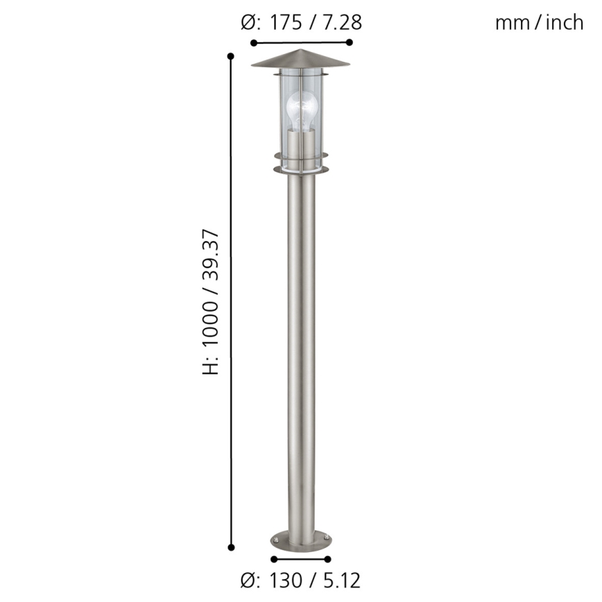 EGLO - Vanjska lampa 1xE27/60W/230V IP44