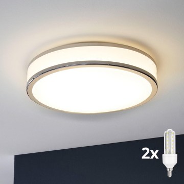 Eglo 31025 - LED stropno svjetlo za kupaonicu PALERMO 2xE14/40W/230V IP44