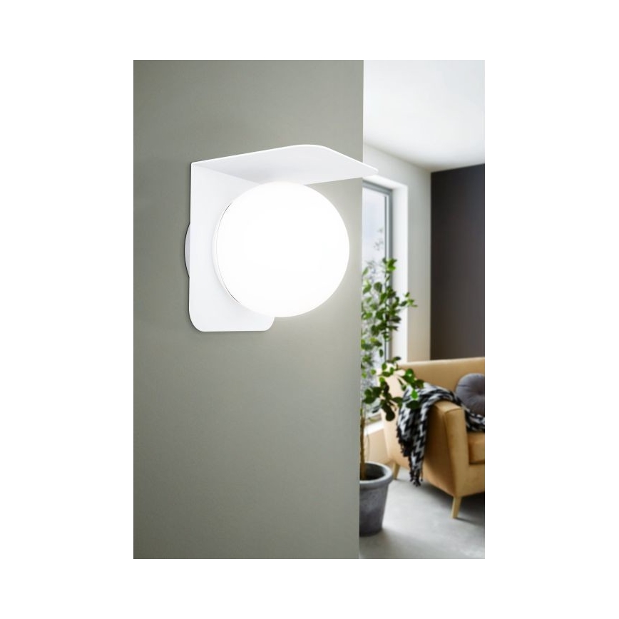 Eglo 31052 - LED RGBW Prigušiva vanjska svjetiljka CORRIENTES 1xE27/9W/230V IP44 bijela