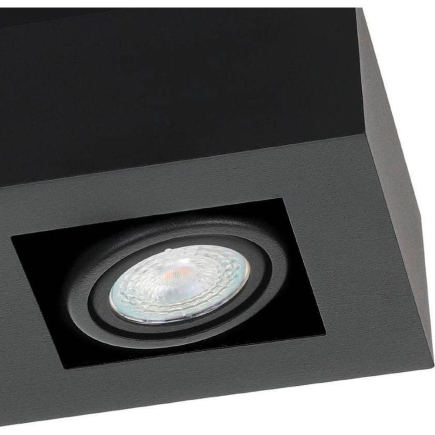 Eglo 31064 - LED spot MENDOZA 3xLED/4,7W/230V 3000K crna