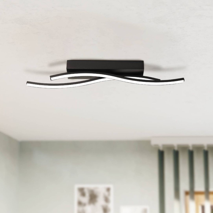 Eglo 31226 - LED Stropna svjetiljka ALBORAYA LED/10,8W/230V 3000K crna