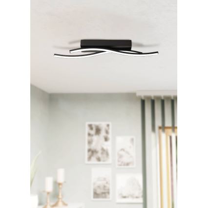 Eglo 31226 - LED Stropna svjetiljka ALBORAYA LED/10,8W/230V 3000K crna