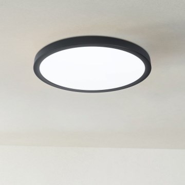 Eglo 31378 - LED Prigušiva stropna svjetiljka za kupaonicu ARGOLIS-Z LED/19,5W/230V 2700-6500K IP44 crna