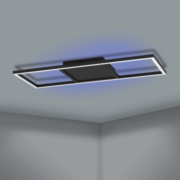 Eglo 31431 - LED RGBW Prigušiva stropna svjetiljka CALAGRANO-Z LED/21W/230V 3000-6500K crna