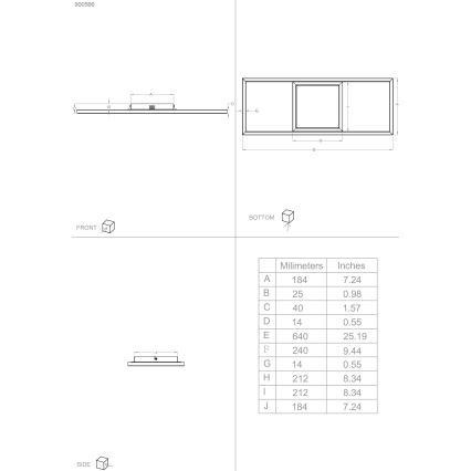 Eglo 31431 - LED RGBW Prigušiva stropna svjetiljka CALAGRANO-Z LED/21W/230V 3000-6500K crna