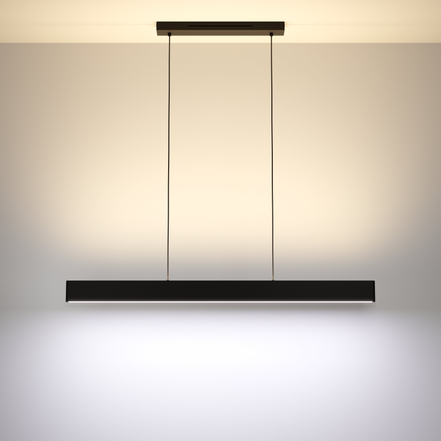 Eglo 31433 - LED RGBW Prigušivi luster na sajli ANDREAS-Z LED/38W/230V 2700-6500K crna