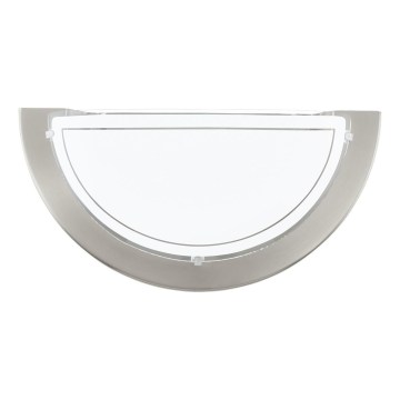 Eglo 31437 - Zidna svjetiljka 1xE27/60W/230V matni krom
