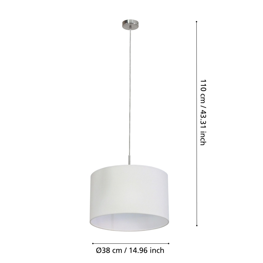 Eglo - Luster na sajli 1xE27/60W/230V