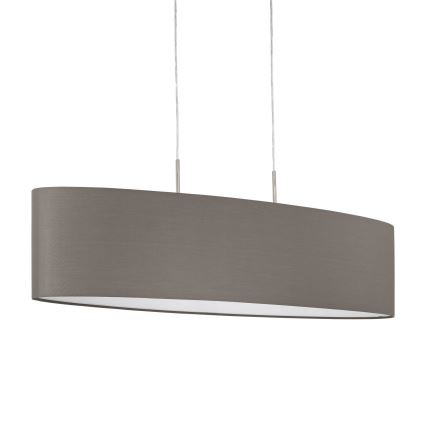 Eglo 31587 - Luster na sajli PASTERI 2xE27/60W/230V