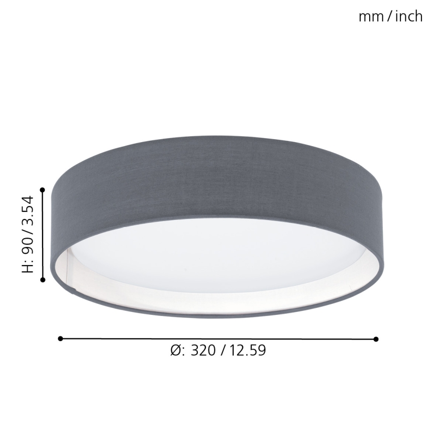 Eglo - LED Stropna svjetiljka 1xLED/12W/230V