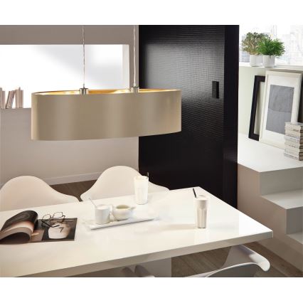 Eglo - Luster na užetu 2xE27/60W/230V