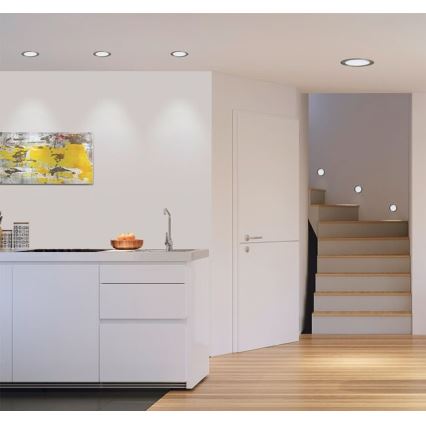 Eglo 31671 - LED ugradna stropna svjetiljka FUEVA 1 1xLED/10,9W/230V Ø 17 cm