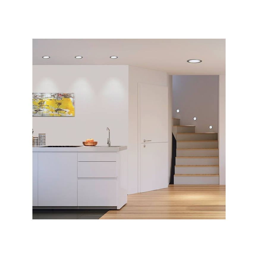 Eglo 31671 - LED ugradna svjetiljka FUEVA 1 LED/10,9W/230V promjer 17 cm