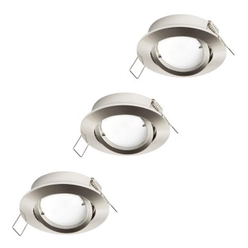 Eglo 31692 - SET 3x LED ugradno svjetlo TEDO 1xGU10/5W/230V