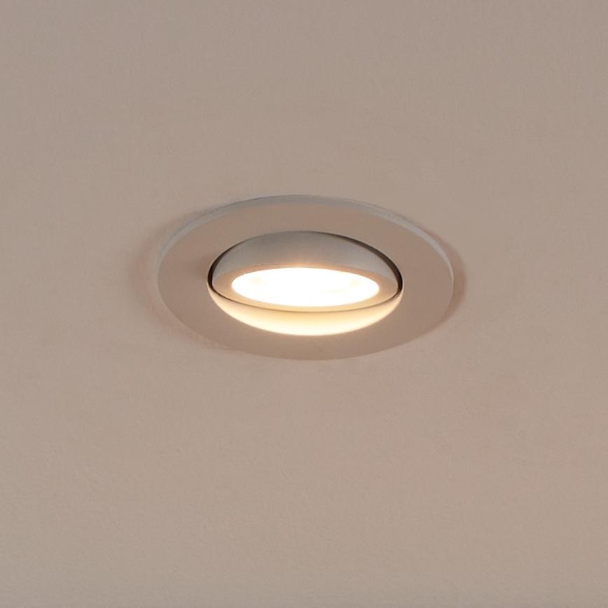 Eglo 31696 - LED RGBW Prigušiva ugradbena svjetiljka SALICETO-Z LED/4,7W/230V 2700-6500K bijela