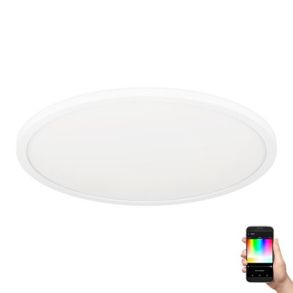 Eglo 31699 - LED RGBW Prigušiva stropna svjetiljka ROVITO-Z LED/16,5W/230V 2700-6500K bijela