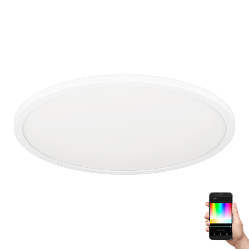 Eglo 31699 - LED RGBW Prigušiva stropna svjetiljka ROVITO-Z LED/16,5W/230V 2700-6500K bijela