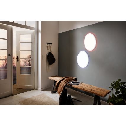 Eglo 31699 - LED RGBW Prigušiva stropna svjetiljka ROVITO-Z LED/16,5W/230V 2700-6500K bijela