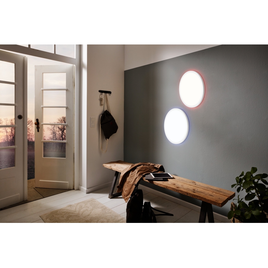 Eglo 31699 - LED RGBW Prigušiva stropna svjetiljka ROVITO-Z LED/16,5W/230V 2700-6500K bijela