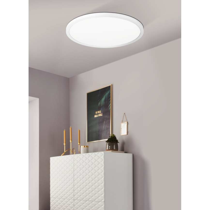 Eglo 31699 - LED RGBW Prigušiva stropna svjetiljka ROVITO-Z LED/16,5W/230V 2700-6500K bijela