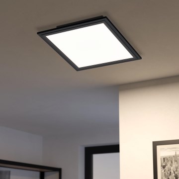 Eglo 31723 - LED Prigušiva stropna svjetiljka SALOBRENA-Z LED/15,3W/230V 2700-6500K crna