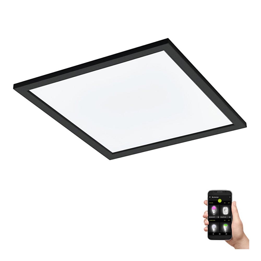 Eglo 31724 - LED Prigušiva stropna svjetiljka SALOBRENA-Z LED/21,5W/230V 2700-6500K crna