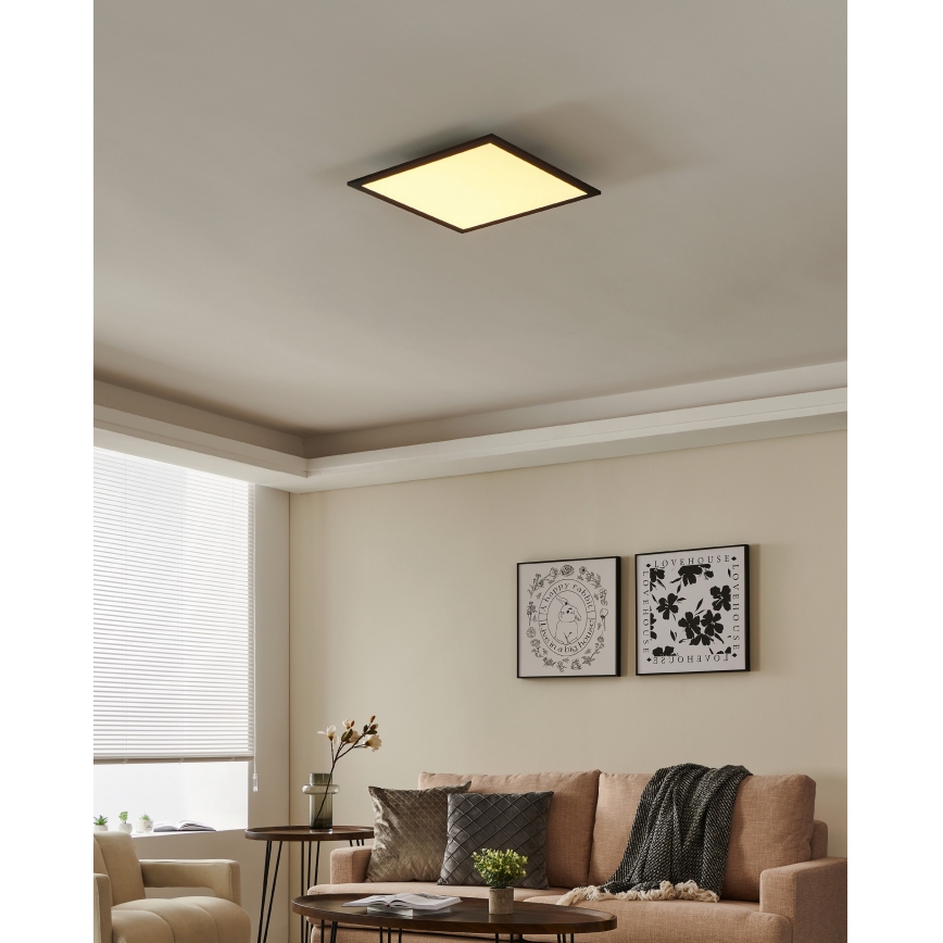 Eglo 31724 - LED Prigušiva stropna svjetiljka SALOBRENA-Z LED/21,5W/230V 2700-6500K crna