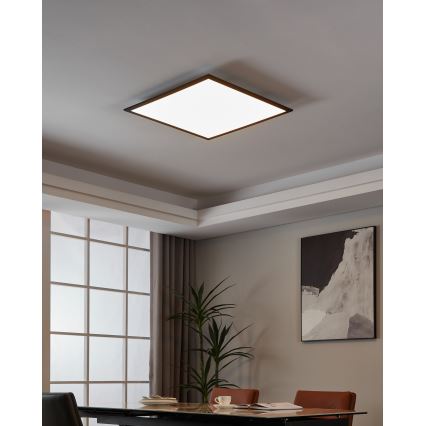 Eglo 31725 - LED Prigušiva stropna svjetiljka SALOBRENA-Z LED/33W/230V 2700-6500K crna
