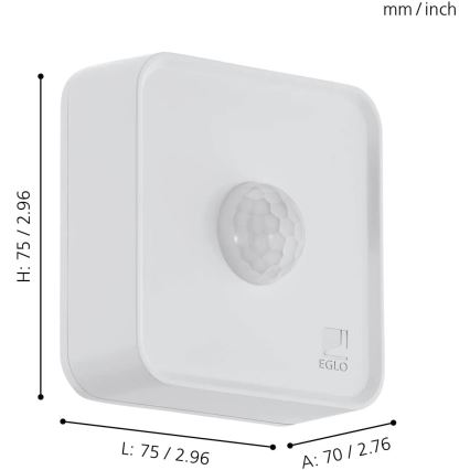 Eglo 31747 - Vanjski senzor CONNECT-Z 3xAA IP44