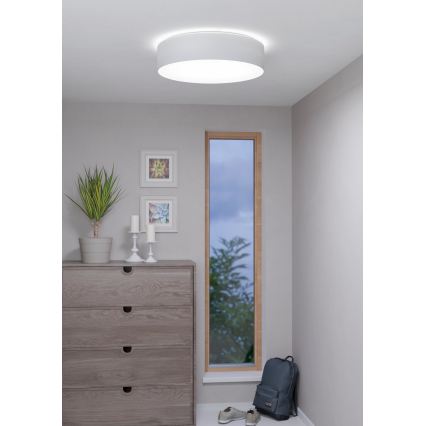 Eglo 31766 - LED RGBW prigušiva stropna svjetiljka ROMAO-Z LED/35W/230V 2700-6500K promjer 57 cm bijela