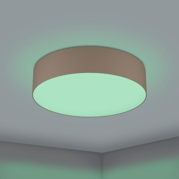 Eglo 31767 - LED RGBW prigušivo stropno svjetlo ROMAO-Z LED/35W/230V 2700-6500K Ø 57 cm taupe