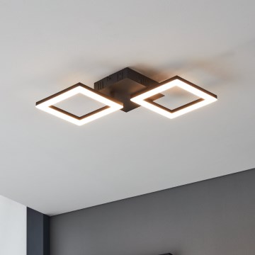 Eglo 31773 - LED Prigušiva stropna svjetiljka PARANDAY-Z LED/15,5W/230V 3000-6500K crna