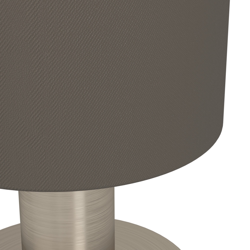 Eglo - Stolna lampa 1xE14/40W/230V smeđa/matni krom